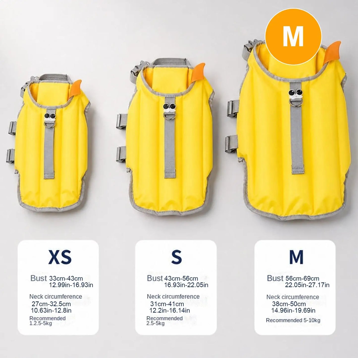 Life Jacket for Dogs with Rescue Handle Waterproof Dog Swimming Vest Floating Jacket for Puppy Small Medium Pet Pool Outdoor