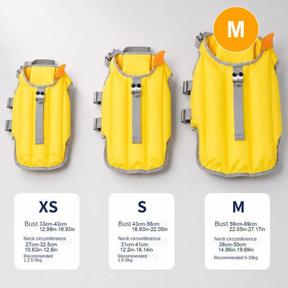 Life Jacket for Dogs with Rescue Handle Waterproof Dog Swimming Vest Floating Jacket for Puppy Small Medium Pet Pool Outdoor