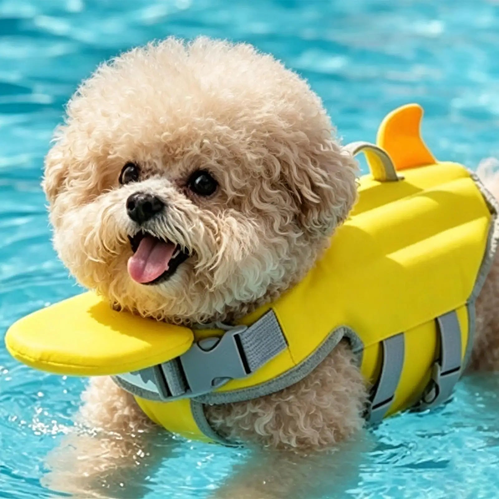 Life Jacket for Dogs with Rescue Handle Waterproof Dog Swimming Vest Floating Jacket for Puppy Small Medium Pet Pool Outdoor