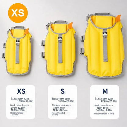 Life Jacket for Dogs with Rescue Handle Waterproof Dog Swimming Vest Floating Jacket for Puppy Small Medium Pet Pool Outdoor